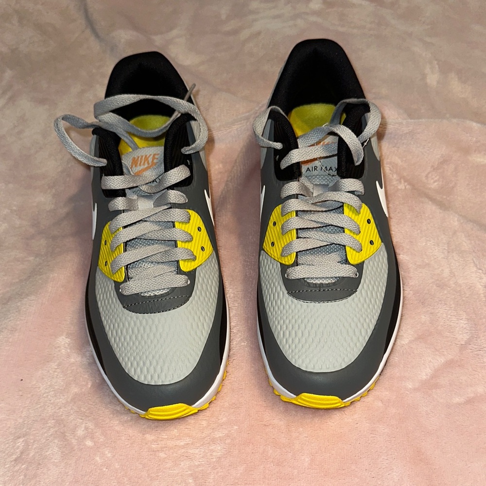 Nike Air Max Men's Sneakers in Gray and Yellow